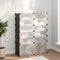 vidaXL - Schoenenrek - 93x36,5x140 - cm - polypropeen - transparant