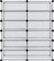 vidaXL - Schoenenrek - 94,5x36,5x106 - cm - polypropeen - transparant