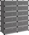 vidaXL - Schoenenrek - 94,5x36,5x106 - cm - polypropeen - zwart