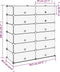 vidaXL - Schoenenrek - 94,5x36,5x106 - cm - polypropeen - zwart