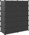 vidaXL - Schoenenrek - 94,5x36,5x106 - cm - polypropeen - zwart
