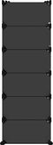 vidaXL - Schoenenrek - 94,5x36,5x106 - cm - polypropeen - zwart