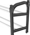 vidaXL - Schoenenrek - met - 2 - schappen - verlengbaar - 119x24x37 - cm