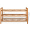 vidaXL - Schoenenrek - met - 3 - schappen - 100x27x60 - cm - massief - eikenhout