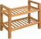 vidaXL - Schoenenrek - met - 3 - schappen - 50x27x60 - cm - massief - eikenhout
