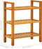 vidaXL - Schoenenrek - met - 3 - schappen - 50x27x60 - cm - massief - eikenhout