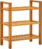 vidaXL - Schoenenrek - met - 3 - schappen - 50x27x60 - cm - massief - eikenhout