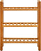 vidaXL - Schoenenrek - met - 3 - schappen - 50x27x60 - cm - massief - eikenhout