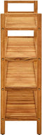 vidaXL - Schoenenrek - met - 4 - schappen - 100x27x80 - cm - massief - eikenhout