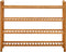 vidaXL - Schoenenrek - met - 4 - schappen - 100x27x80 - cm - massief - eikenhout