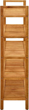 vidaXL - Schoenenrek - met - 5 - schappen - 100x27x100 - cm - massief - eikenhout