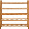 vidaXL - Schoenenrek - met - 5 - schappen - 100x27x100 - cm - massief - eikenhout