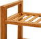 vidaXL - Schoenenrek - met - 5 - schappen - 100x27x100 - cm - massief - eikenhout