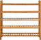 vidaXL - Schoenenrek - met - 5 - schappen - 50x27x100 - cm - massief - eikenhout