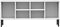 vidaXL - Schoenenrek - met - metalen - poten - OSLO - 106x35x45 - cm - grenenhout - wit