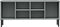 vidaXL - Schoenenrek - met - metalen - poten - OSLO - 106x35x45 - cm - grenen - grijs