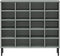 vidaXL - Schoenenrek - met - metalen - poten - OSLO - 95x35x86 - cm - grenen - grijs