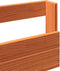 vidaXL - Schoenenrekken - 2 - st - 110x8,5x23,5 - cm - massief - grenenhout - wasbruin
