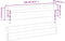 vidaXL - Schoenenrekken - 2 - st - 110x8,5x23,5 - cm - massief - grenenhout - wasbruin