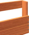 vidaXL - Schoenenrekken - 2 - st - 59x8,5x23,5 - cm - massief - grenenhout - wasbruin
