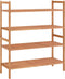 vidaXL - Schoenenrekken - 2 - st - 69x27x41 - cm - massief - walnotenhout