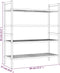 vidaXL - Schoenenrekken - 2 - st - 69x27x41 - cm - massief - walnotenhout