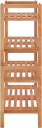 vidaXL - Schoenenrekken - 2 - st - 69x27x41 - cm - massief - walnotenhout