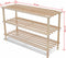 vidaXL - Schoenenrekken - met - 4 - schappen - 2 - st - massief - vurenhout