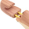 vidaXL - Schoenspanner - met - schoenlepel - EU - 38-39 - massief - cederhout