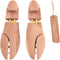 vidaXL - Schoenspanner - met - schoenlepel - EU - 38-39 - massief - cederhout