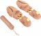 vidaXL - Schoenspanner - met - schoenlepel - EU - 40-41 - massief - cederhout