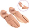 vidaXL - Schoenspanner - met - schoenlepel - EU - 40-41 - massief - cederhout