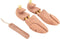 vidaXL - Schoenspanner - met - schoenlepel - EU - 40-41 - massief - cederhout