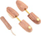 vidaXL - Schoenspanner - met - schoenlepel - EU - 42-43,5 - massief - cederhout