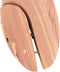 vidaXL - Schoenspanner - met - schoenlepel - EU - 42-43 - massief - cederhout