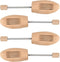 vidaXL - Schoenspanners - 2 - paar - maat - 35-38 - massief - lotushout
