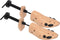 vidaXL - Schoenspanners - 2 - paar - maat - 36-40 - massief - grenenhout
