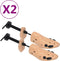vidaXL - Schoenspanners - 2 - paar - maat - 41-46 - massief - grenenhout