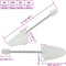 vidaXL - Schoenspanners - 5 - paar - EU - 35-38 - kunststof - wit