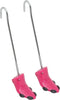 vidaXL - Schoenspanners - met - schoenlepel - EU - 34-40 - kunststof - roze