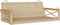 vidaXL - Schommelbank - 109x62x40 - cm - poly - rattan - beige