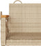 vidaXL - Schommelbank - 109x62x40 - cm - poly - rattan - beige