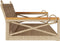vidaXL - Schommelbank - 109x62x40 - cm - poly - rattan - beige
