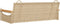 vidaXL - Schommelbank - 109x62x40 - cm - poly - rattan - beige