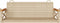vidaXL - Schommelbank - 109x62x40 - cm - poly - rattan - beige