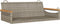 vidaXL - Schommelbank - 109x62x40 - cm - poly - rattan - grijs