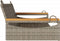 vidaXL - Schommelbank - 109x62x40 - cm - poly - rattan - grijs