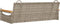 vidaXL - Schommelbank - 109x62x40 - cm - poly - rattan - grijs