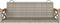 vidaXL - Schommelbank - 109x62x40 - cm - poly - rattan - grijs