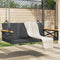 vidaXL - Schommelbank - 109x62x40 - cm - poly - rattan - zwart